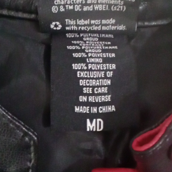 DC Comics Suicide Squad Harley Quinn Live fast Die Clown woman's Jacket Cosplay - Picture 3 of 4